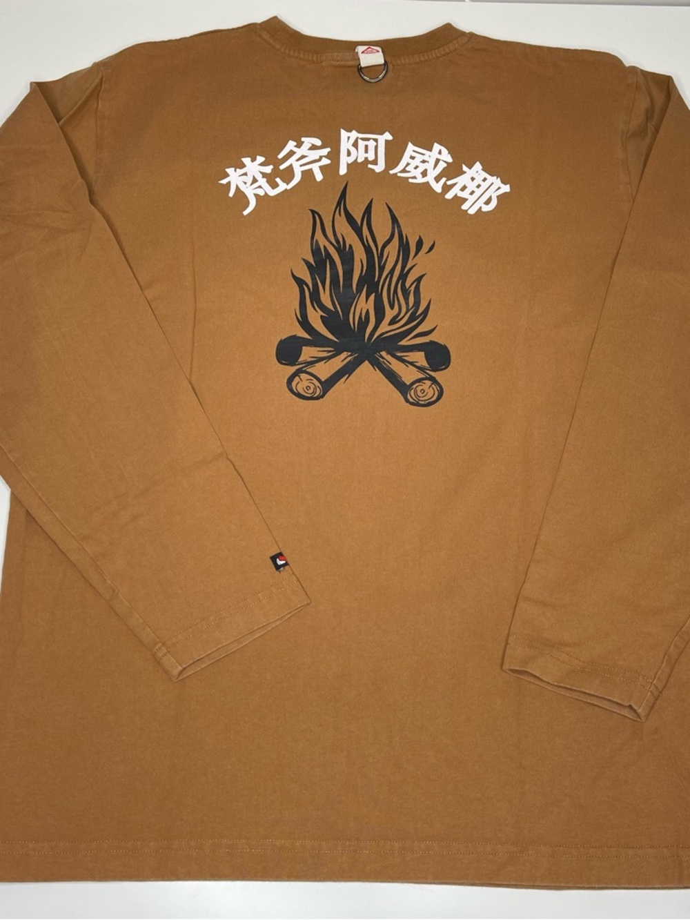 Japan Brand Bonfire Long Sleeve Crewneck Graphic Tee Size LARGE Camping Outdoor
